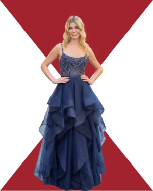 Vestido-largo-azul marino
